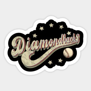 Diamondbacks Arizona Baseball vintage Sticker